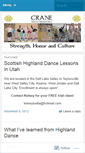 Mobile Screenshot of craneschoolofhighlanddance.com
